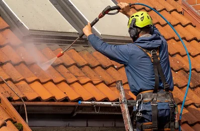 Démoussage et hydrofuge de toiture à Janneyrias